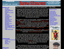 Tablet Screenshot of dave-simons.com